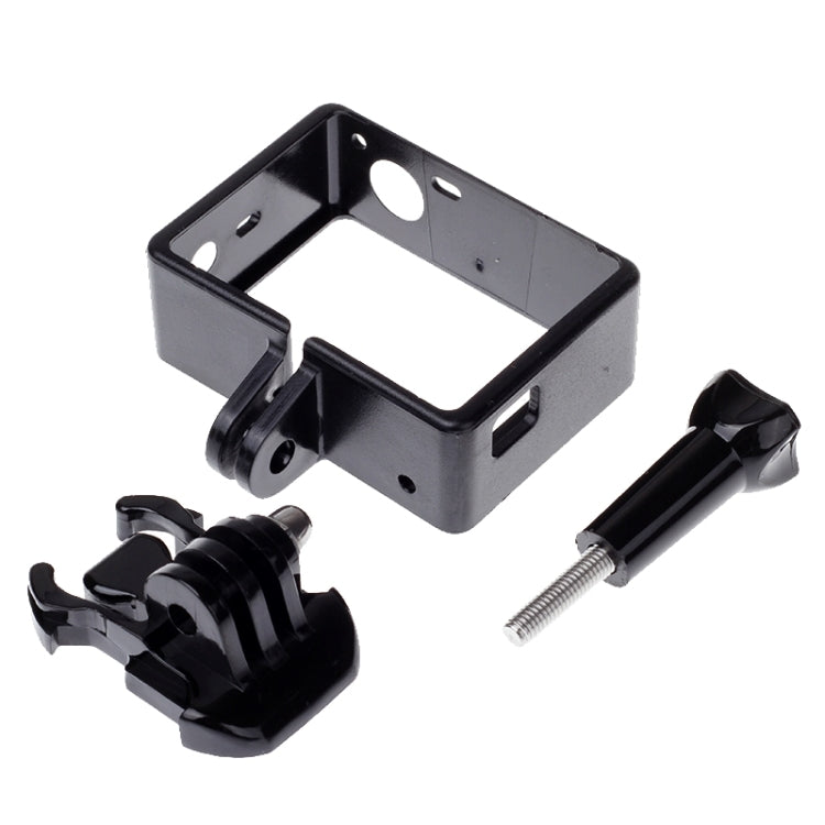 Carcasa de montaje en marco protector estándar con accesorios de montaje variados para GoPro Hero4 / 3+ / 3, with Assorted Mounting