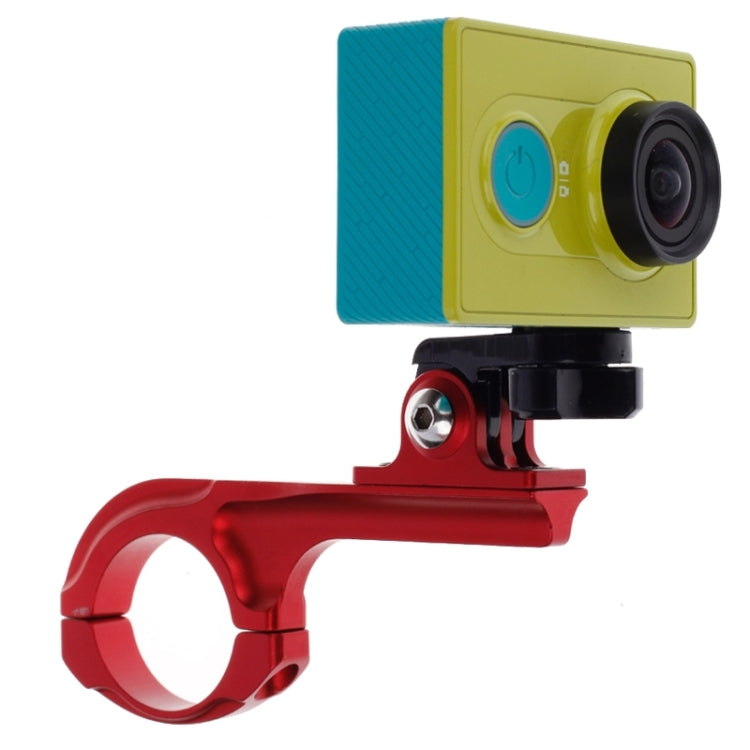 Soporte para manillar de bicicleta con soporte de conector para cámara deportiva Xiaomi Yi (XM34), Connector Mount (Red), Connector Mount (Black)