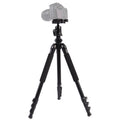 Triopo C-158+KJ-1 Trípode portátil ajustable de aleación de aluminio, C-158+KJ-1 (Black)