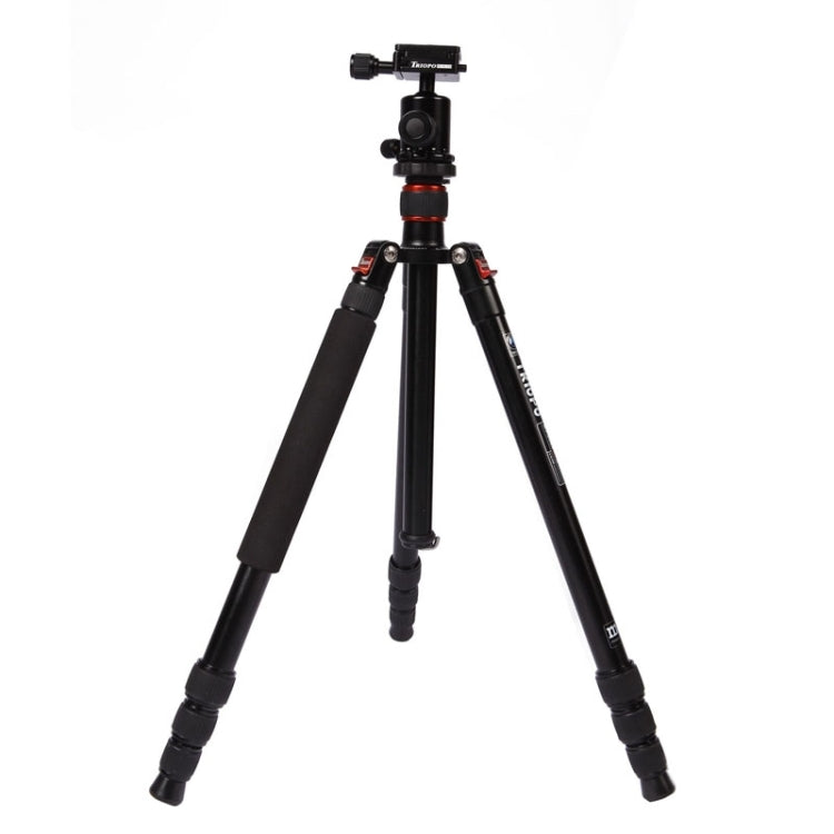 Triopo MT-2504C Trípode de aluminio portátil ajustable con rótula de bola NB-1S para cámara Canon Nikon Sony DSLR, MT-2504C (Black), MT-2504C (Gold)