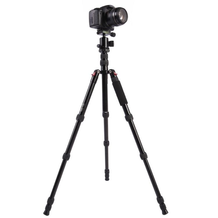 Triopo MT-2505C Trípode de aluminio portátil ajustable con rótula de bola NB-1S para cámara Canon Nikon Sony DSLR, MT-2505C (Black), MT-2505C (Gold)