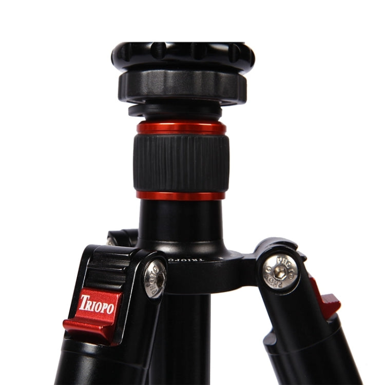 Triopo MT-2804C Trípode de aluminio portátil ajustable con rótula de bola NB-2S para cámara Canon Nikon Sony DSLR, MT-2804C (Black), MT-2804C (Gold)