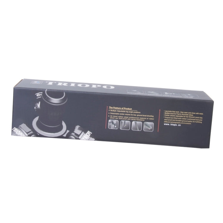 Triopo MT-2804C Trípode de aluminio portátil ajustable con rótula de bola NB-2S para cámara Canon Nikon Sony DSLR, MT-2804C (Black), MT-2804C (Gold)