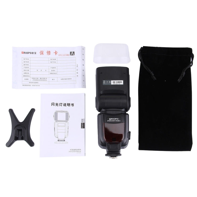 Trio TR-960ii Flash Speedlite para cámaras DSLR Canon / Nikon, TR-960ii