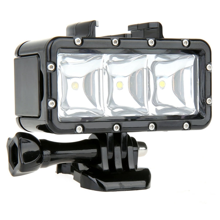 SupTig 30M Luz de video impermeable 300LM para GoPro Hero11 Black / HERO10 Black / HERO9 Black /HERO8 / HERO7 /6/5/5 Session /4 Session /4/3+ /3/2/1, Insta360 ONE R, DJI Osmo Action yOtras cámaras de acción, Video Light