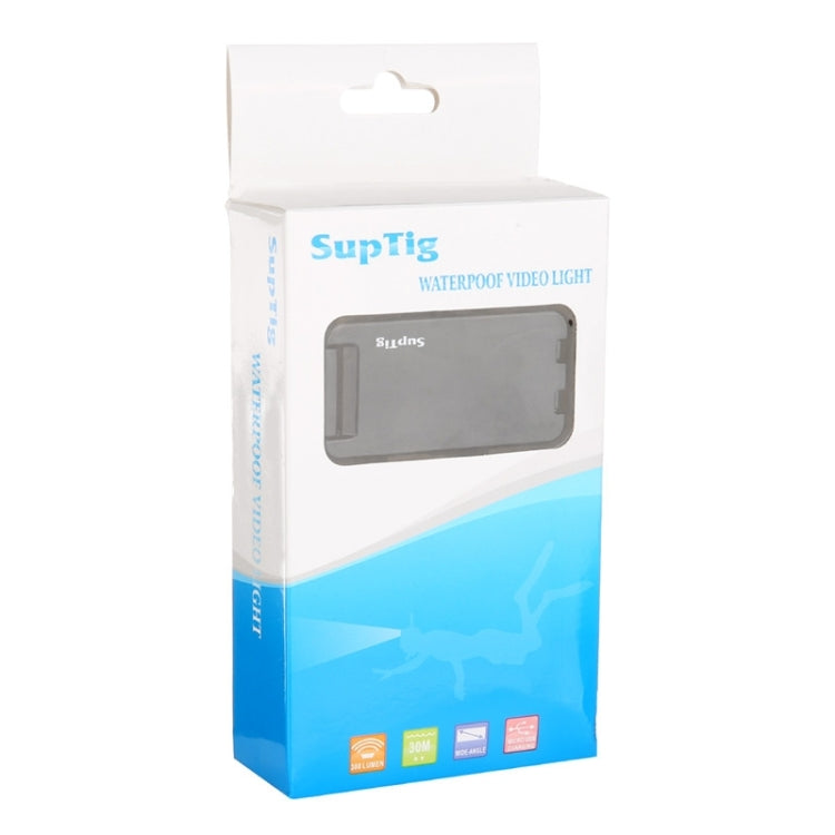 SupTig 30M Luz de video impermeable 300LM para GoPro Hero11 Black / HERO10 Black / HERO9 Black /HERO8 / HERO7 /6/5/5 Session /4 Session /4/3+ /3/2/1, Insta360 ONE R, DJI Osmo Action yOtras cámaras de acción, Video Light