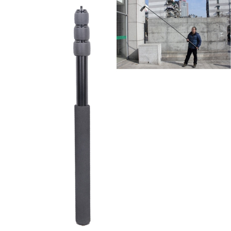 Soporte de poste de brazo portátil de aleación de aluminio para cámara SLR / micrófono con luz LED, longitud máxima: 173 cm