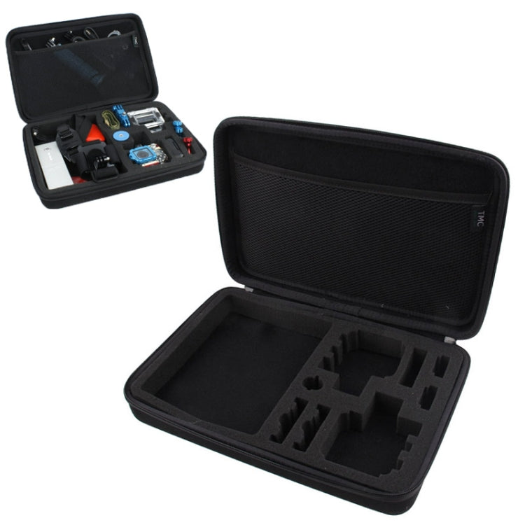 Estuche portátil impermeable a prueba de golpes para GoPro Hero11 Black / HERO10 Black / HERO9 Black / HERO8 Black / HERO7 /6/5/5 Session /4 Session /4/3+ /3/2/1, DJI Osmo Action y otras cámaras de acción, Size: 31.5cm x 21cm x 6cm