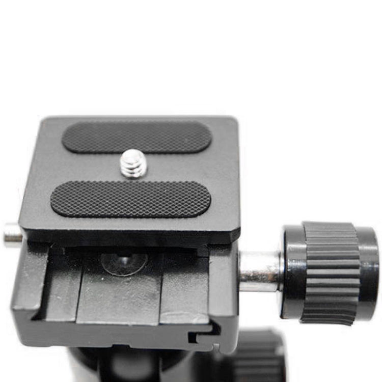 RUBY 005H Rótula de bola de trípode de aleación de aluminio y magnesio con adaptador de placa de liberación rápida, Aluminium