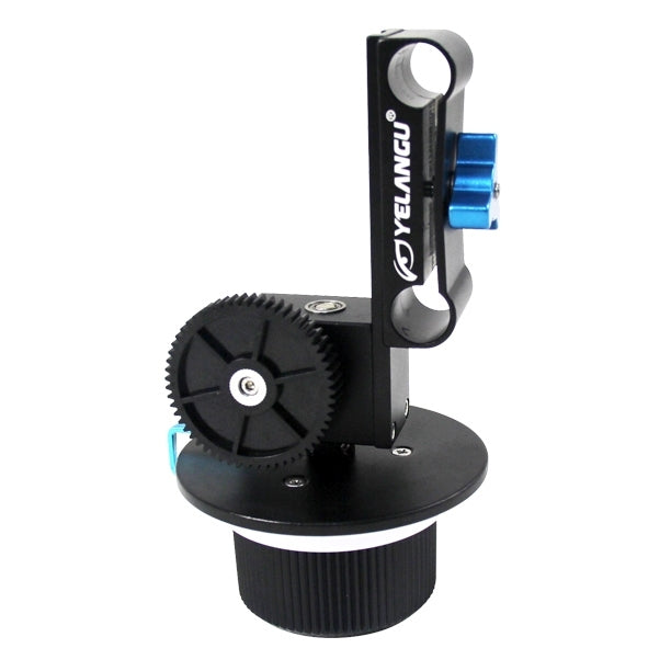 YELANGU YLG0103A F1 Versión mejorada Follow Focus con cinturón de anillo de engranaje ajustable para Canon/Nikon/cámaras de vídeo/cámaras DSLR, YLG0103A