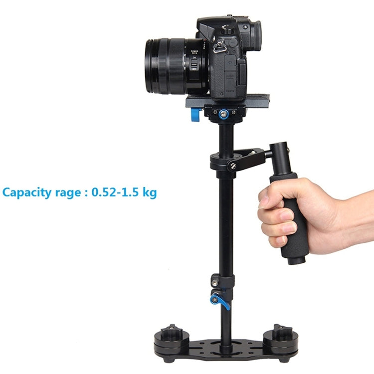 Estabilizador de mano de aleación de aluminio YELANGU S40L de 40 cm para cámara DSLR DV