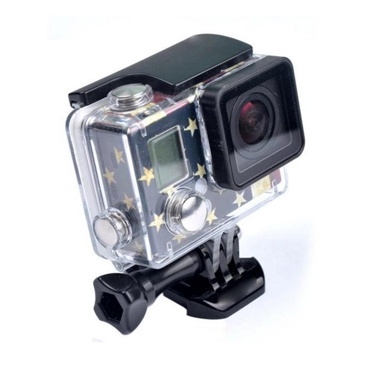 Adhesivo de funda para GoPro HERO3+ /3, US Flag, AU Flag, UK Flag, Brazil Flag