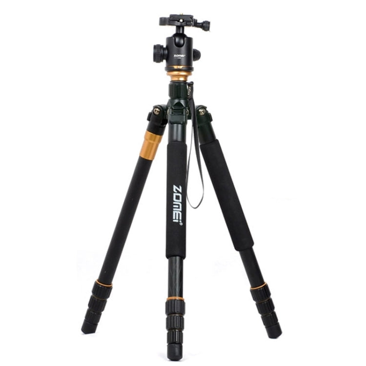 ZOMEI Z688 Trípode monopié de material de aleación de magnesio de viaje profesional portátil con cabezal de bola para cámara digital, Z688
