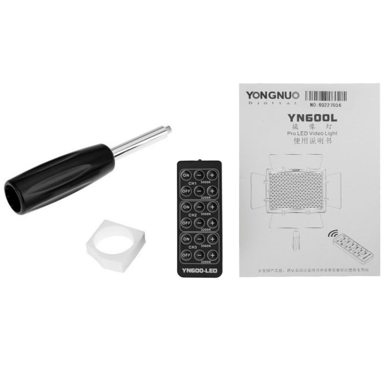 YONGNUO YN600L 600 LED 5500K Temperatura de color Luz de vídeo LED ajustable para videocámara DSLR Canon / Nikon / Sony, YN600L