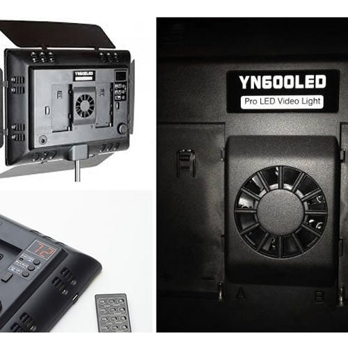 YONGNUO YN600L 600 LED 5500K Temperatura de color Luz de vídeo LED ajustable para videocámara DSLR Canon / Nikon / Sony, YN600L