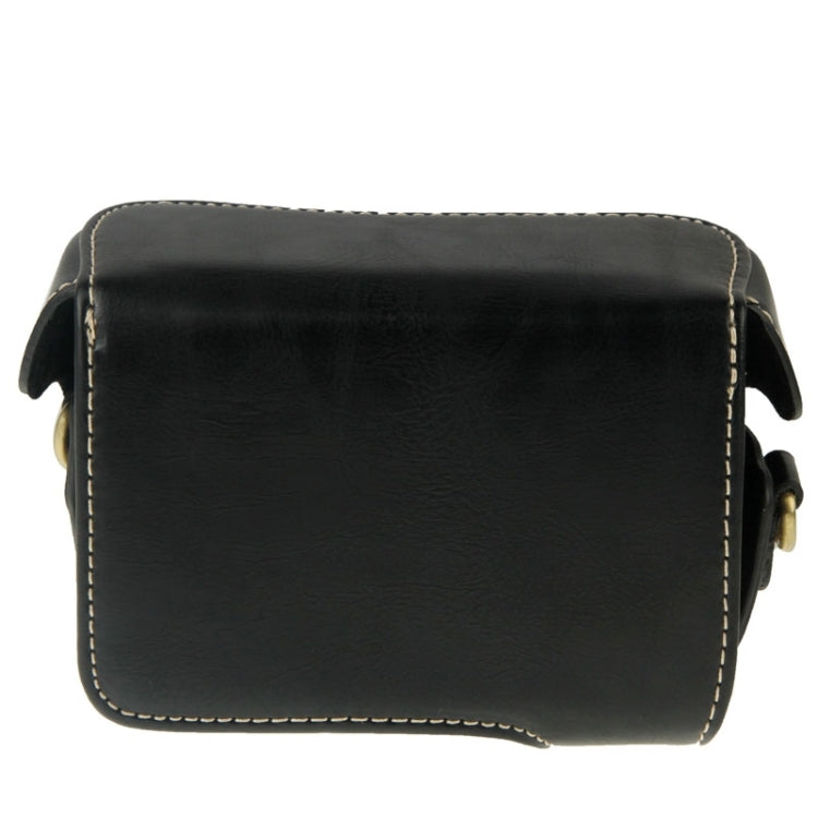Estuche para cámara de cuero PU estilo retro con correa para Sony RX100 M3 / M4 / M5