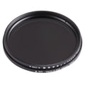 Filtro variable ajustable de densidad neutra con atenuador ND de 49 mm, filtro ND 2 a ND 400, 49mm
