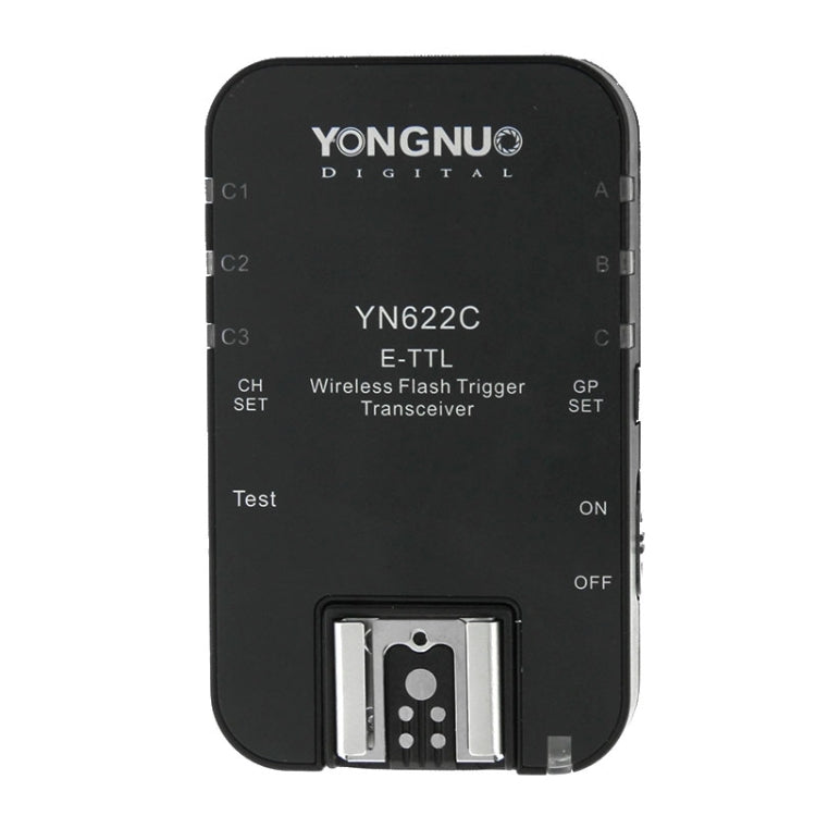 YONGNUO YN622C-KIT E-TTL Controlador de disparo de flash inalámbrico + kit transceptor para cámara Canon, for Canon