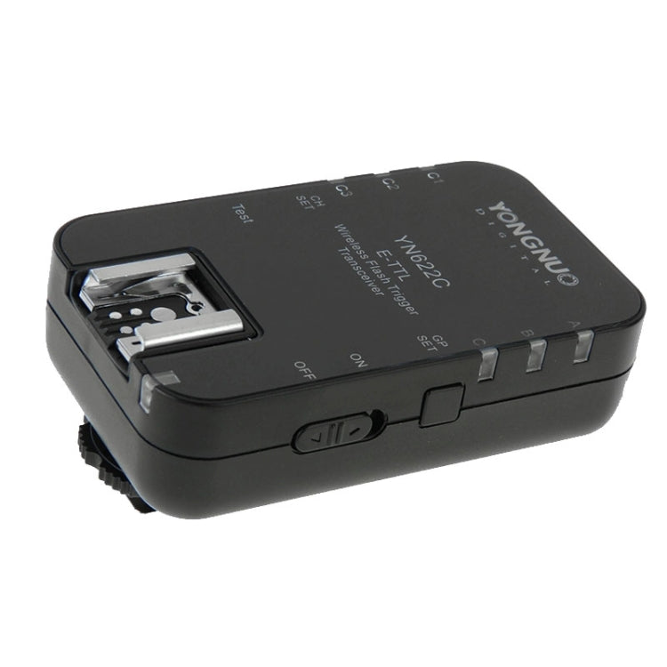 YONGNUO YN622C-KIT E-TTL Controlador de disparo de flash inalámbrico + kit transceptor para cámara Canon, for Canon