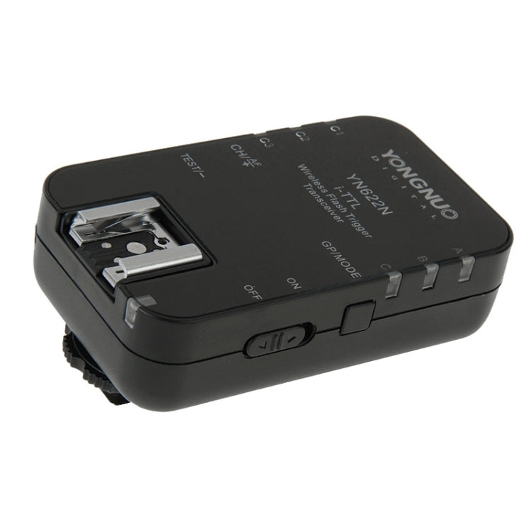 YONGNUO YN622N-KIT Controlador de disparo de flash inalámbrico i-TTL + kit transceptor para cámara Nikon, for Nikon