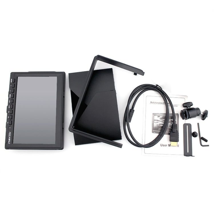 FEELWORLD FW-759 Monitor de campo con cámara de diseño delgado de 7 pulgadas 1280 x 800 HDMI 1080P