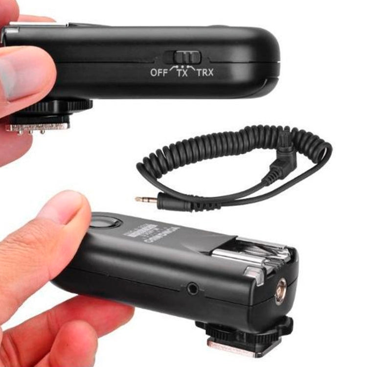 2 PCS YONGNUO RF603N II FSK 2.4GHz Disparador de flash inalámbrico con cable de conexión de obturador N1, RF603N II