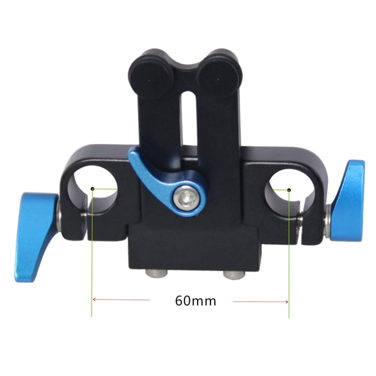 YEANGU YLG1005H Varilla de riel para stents simples de 15 mm para cámaras SLR, YLG1005H