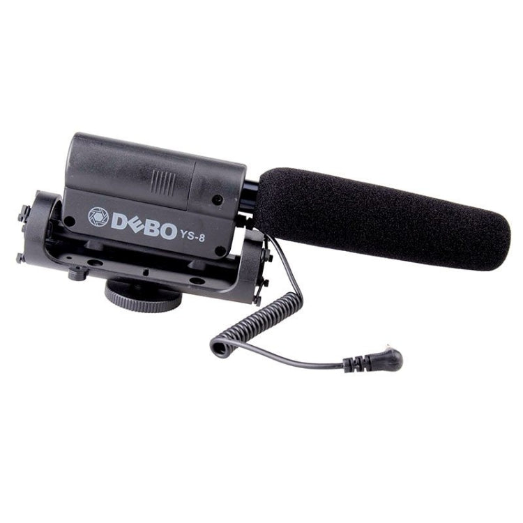DEBO YS-8 Micrófono dedicado para entrevista de fotografía profesional para videocámaras DSLR y DV