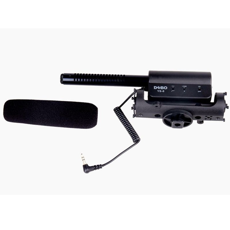 DEBO YS-8 Micrófono dedicado para entrevista de fotografía profesional para videocámaras DSLR y DV