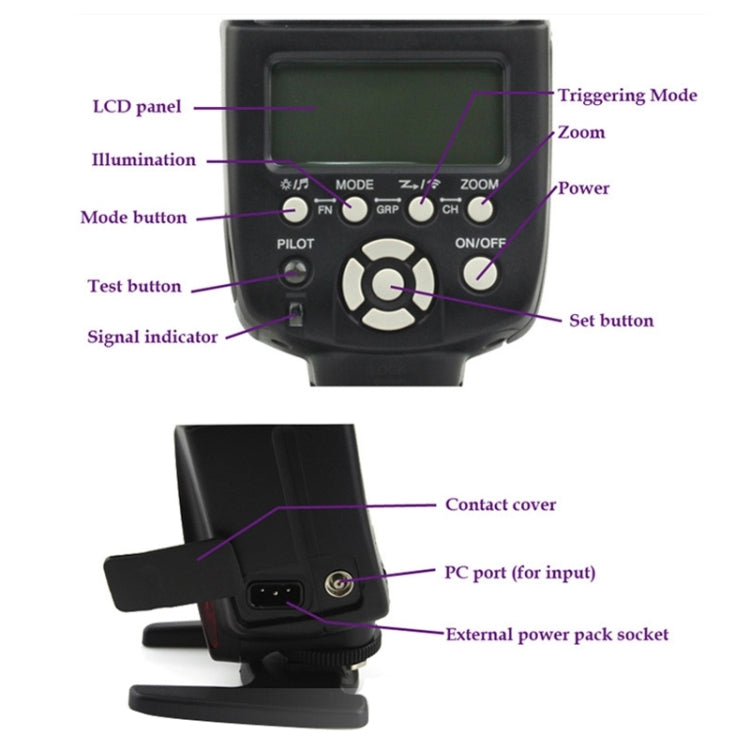 YN-560 III Flash Speedlite inalámbrico de largo alcance con zapata de metal para cámara DSLR Canon / Nikon / Pentax / Olympus, YN-560 III