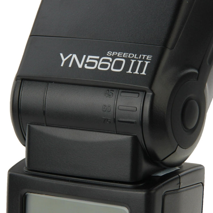 YN-560 III Flash Speedlite inalámbrico de largo alcance con zapata de metal para cámara DSLR Canon / Nikon / Pentax / Olympus, YN-560 III