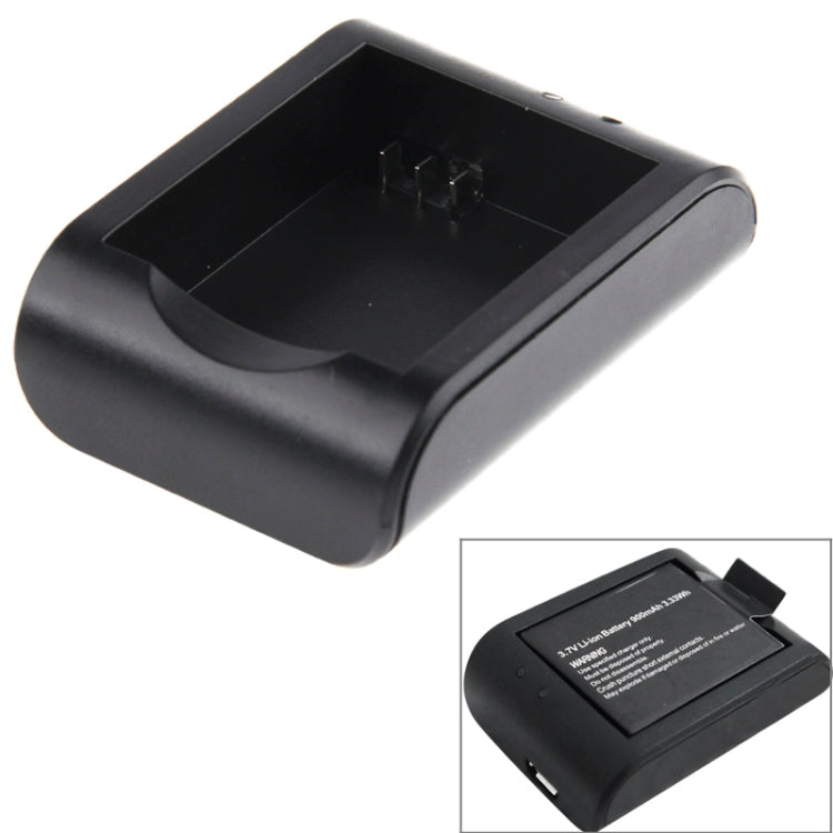Cargador de viaje de batería USB para batería de cámara deportiva SJ4000, USB Battery Charger