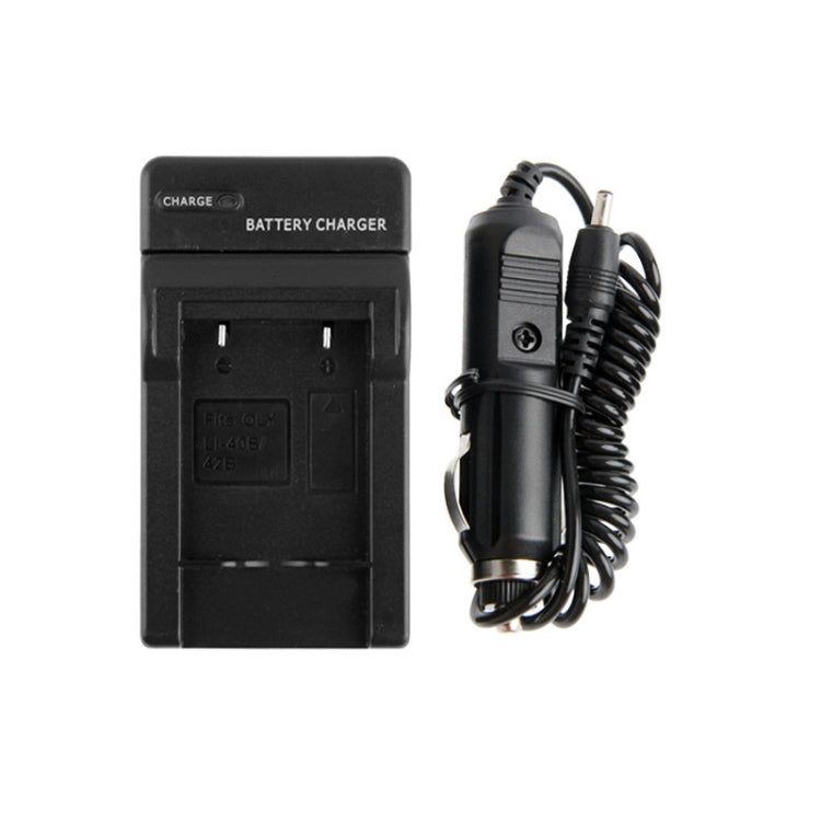 Cargador de coche de batería para cámara digital para Olympus u700 / u720sw / U800 (Li-40B / Li-42B), Li-40B / Li-42B