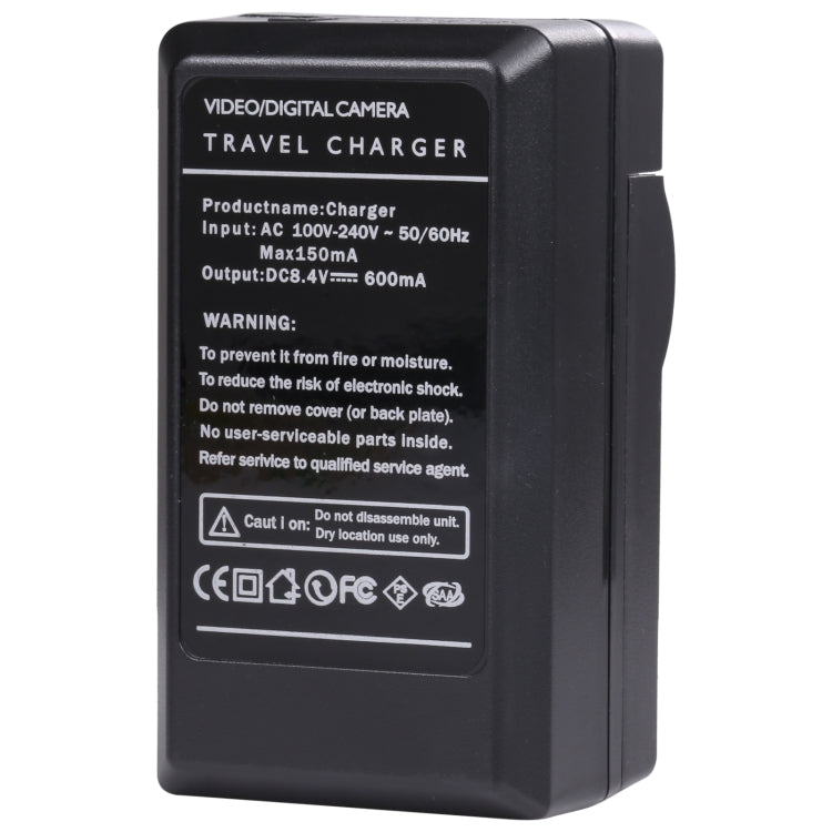 Cargador de coche para batería de cámara digital Panasonic VBN130 / D54S, batería de litio, VBN130