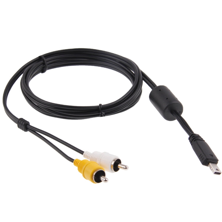 Cable AV para cámara digital para Casio EX-S7 / EX-S10/ EX-S12 / EX-S200 / EX-S28 / S-21 / S-22, longitud: 1,5 m, Casio EX-S7 /EX-S10