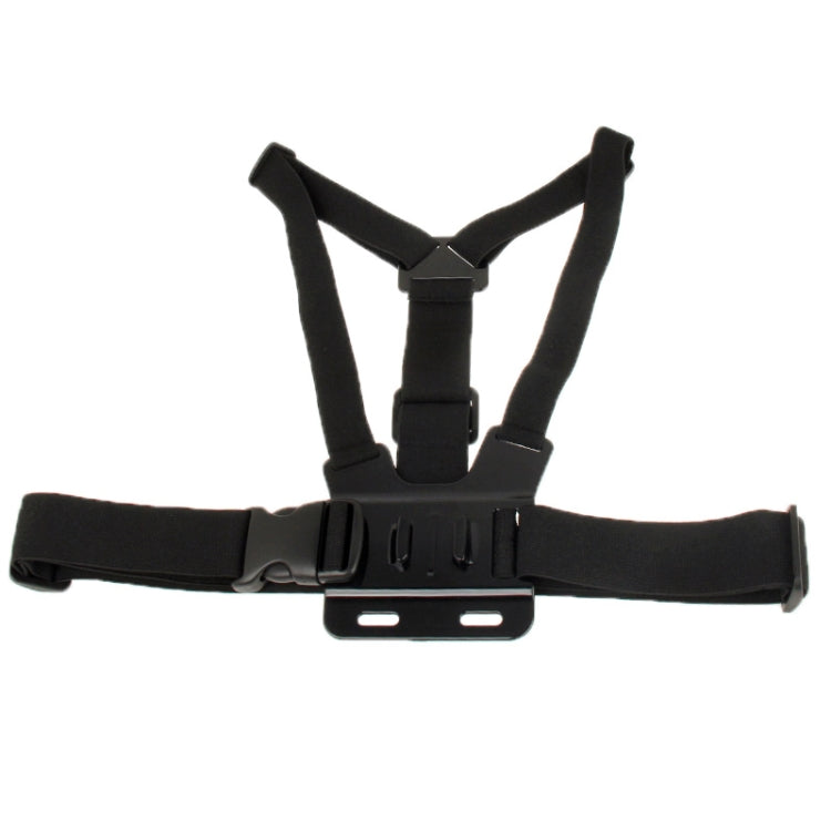 Soporte de montaje para correa de hombro con cinturón elástico en el pecho delantero para deportes extremos para GoPro HERO10 Black / HERO9 Black / HERO8 Black / HERO7 /6/5/5 Session /4 Session /4/3+ /3/2/1, Insta360 ONE R, DJI Osmo Actiony otras cámar...