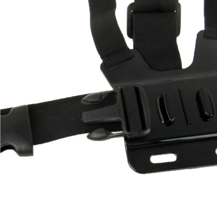 Soporte de montaje para correa de hombro con cinturón elástico en el pecho delantero para deportes extremos para GoPro HERO10 Black / HERO9 Black / HERO8 Black / HERO7 /6/5/5 Session /4 Session /4/3+ /3/2/1, Insta360 ONE R, DJI Osmo Actiony otras cámar...