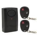Alarma de vibración con control remoto inalámbrico, 2 controles remotos, batería GF22 gratis, Wireless