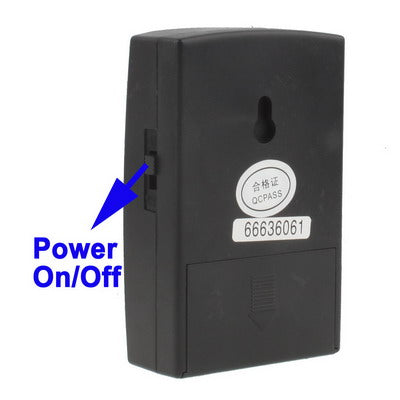 Alarma de vibración con control remoto inalámbrico, 2 controles remotos, batería GF22 gratis, Wireless