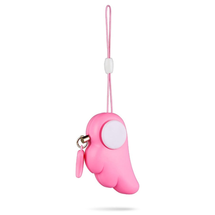 Dispositivo antiviolación con ala de ángel, alarma personal, defensa personal, lobo, minialarma con sonido de alarma de 90dB para niñas y niños, Angel Wing