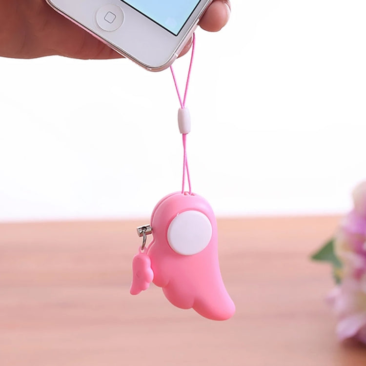 Dispositivo antiviolación con ala de ángel, alarma personal, defensa personal, lobo, minialarma con sonido de alarma de 90dB para niñas y niños, Angel Wing