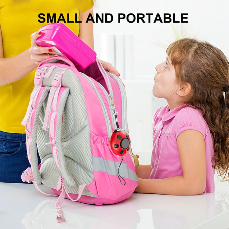 Alarma personal de mariquita, lobo de defensa personal, mini alarma para niñas y niños, Ladybird