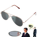 Espejo lateral de gafas de sol reflex con protección UV anti-pista con caja protectora