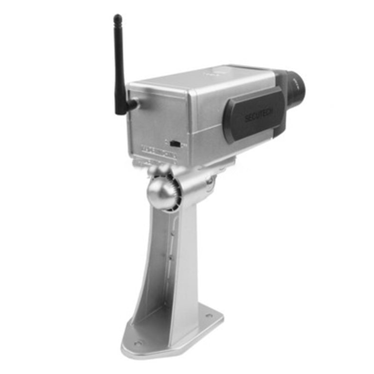 Cámara de seguridad LED IR de vigilancia inalámbrica simulada falsa con rotación de 45, 1400