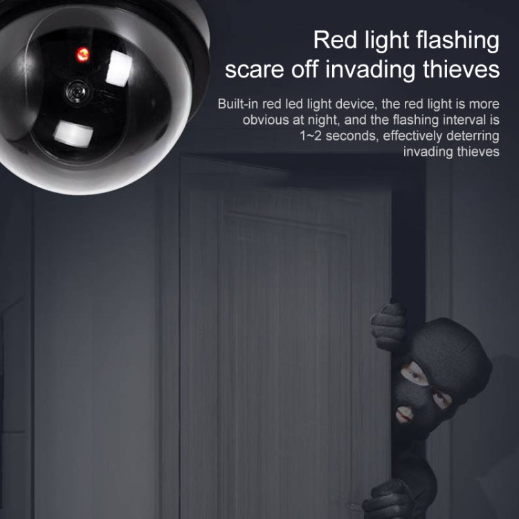 Cámara de seguridad simulada falsa de aspecto realista con sistema de detección de movimiento, Dummy Motion Detection Camera