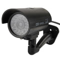 Cámara ficticia de aspecto realista con luz LED parpadeante, 2600