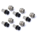 Conector de enchufe de aviación GX16 de 7 pines de 16mm para bricolaje (5 piezas en un paquete, el precio es por 5 piezas), 7 Pin