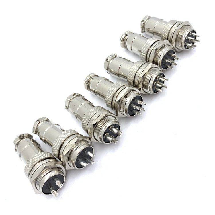 Conector de enchufe de aviación GX16 de 6 pines y 16mm para bricolaje (5 piezas en un paquete, el precio es por 5 piezas)