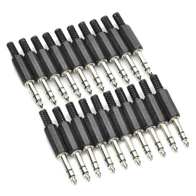 Conector adaptador de enchufe de audio de 6,5 mm (20 piezas en un paquete, el precio es por 20 piezas), 6.5mm Audio
