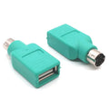 Conector convertidor USB hembra a PS macho de 10 piezas